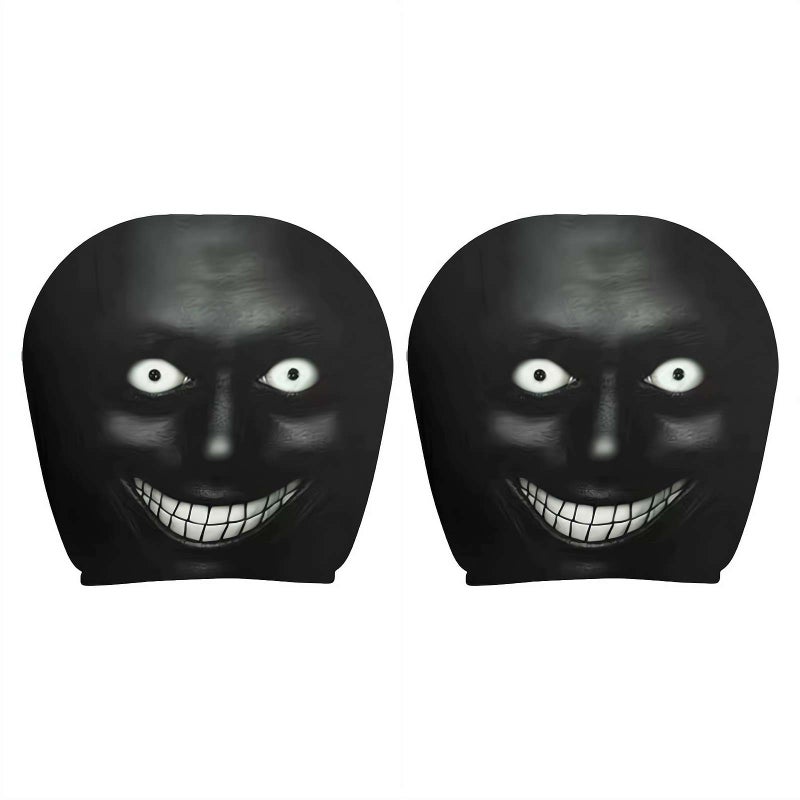 Headrest Covers for Cars, Car Headrest Cover, 2PCS Funny Car Headrestt Covers, Wide Compatibility - Image 1